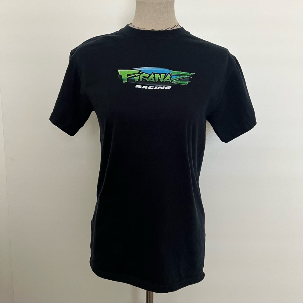 Piranaz racing black t shirt